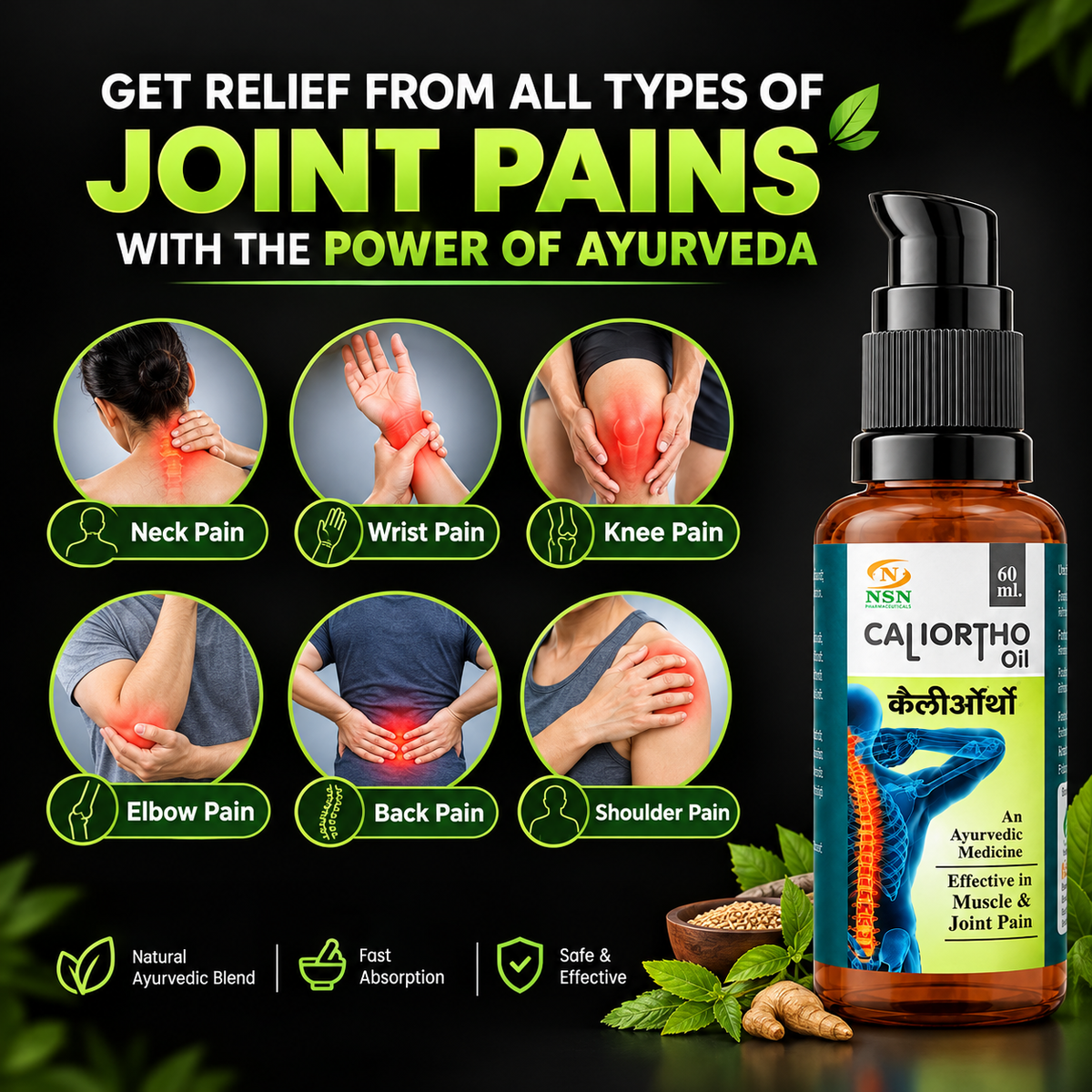 caliortho pain oil buy 1 get 1 Free