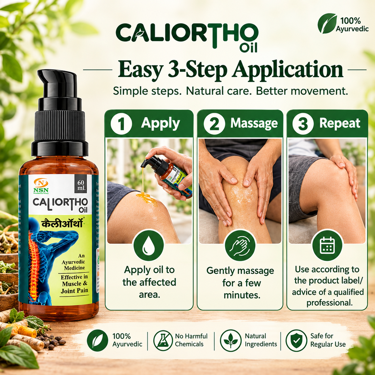 caliortho pain oil buy 1 get 1 Free