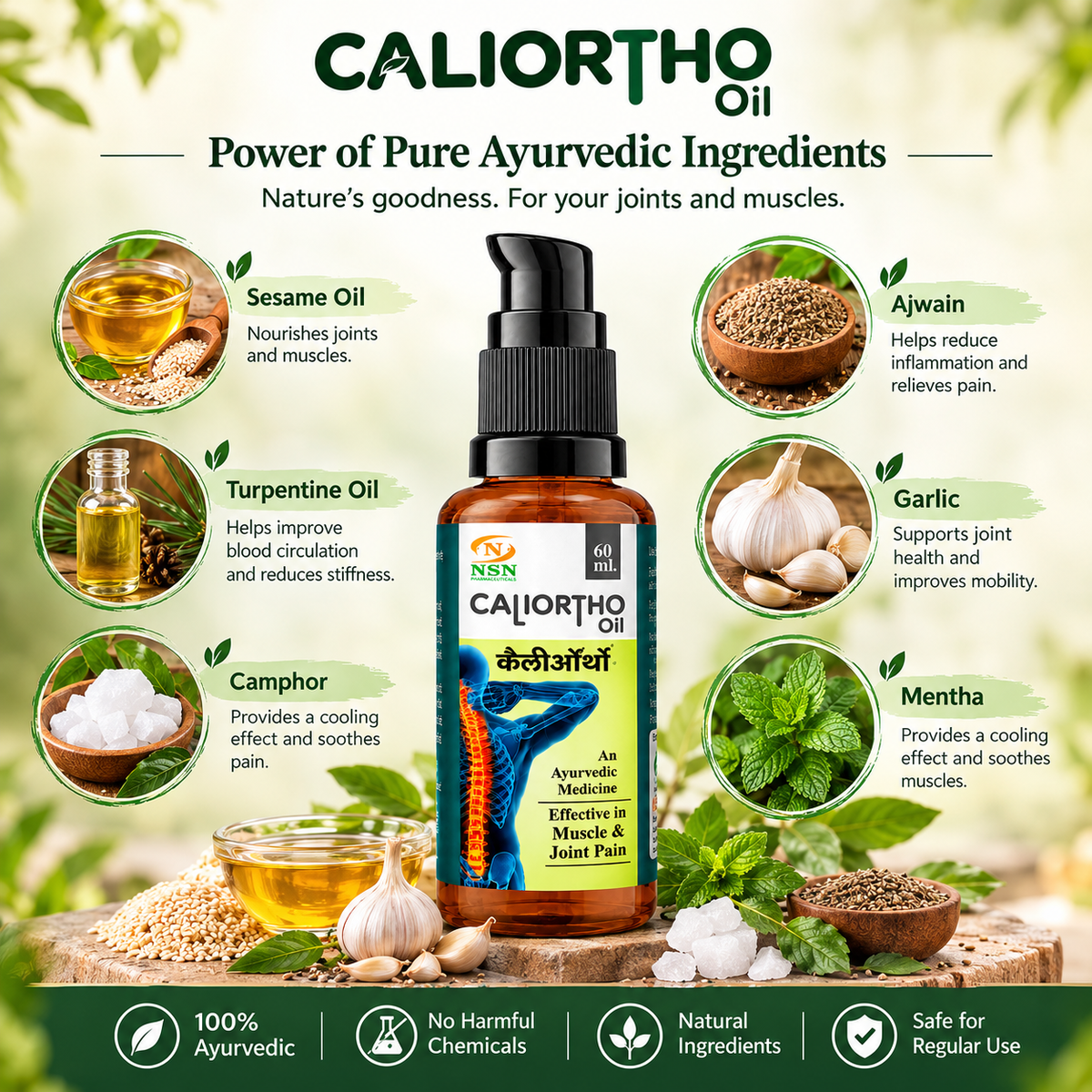 caliortho pain oil buy 1 get 1 Free